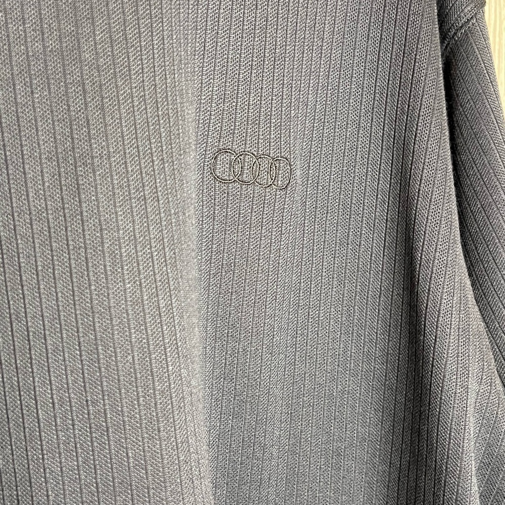 246. Audi Cutter & Buck Mens Ribbed Short Sleeve Shirt Embroidered XL - Picture 3 of 7